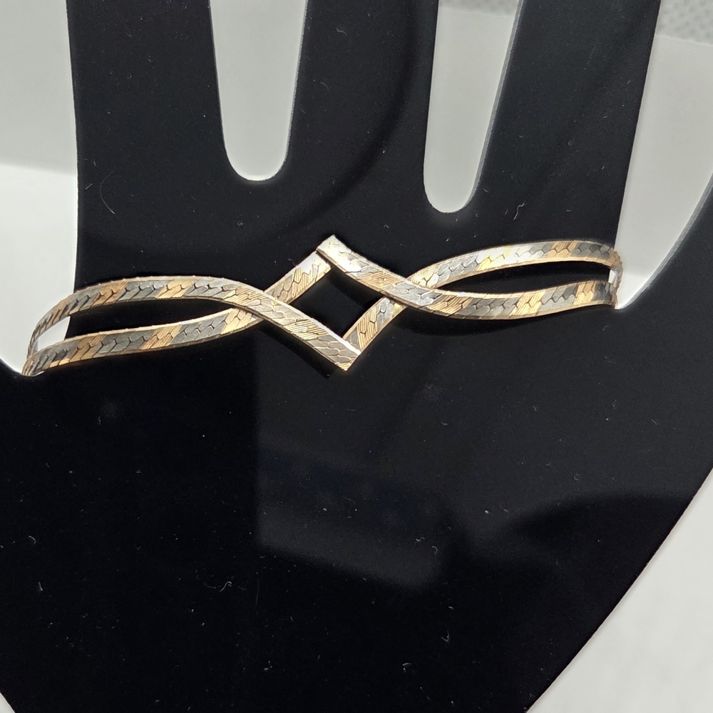 14kt Italian Herringbone Bracelet
